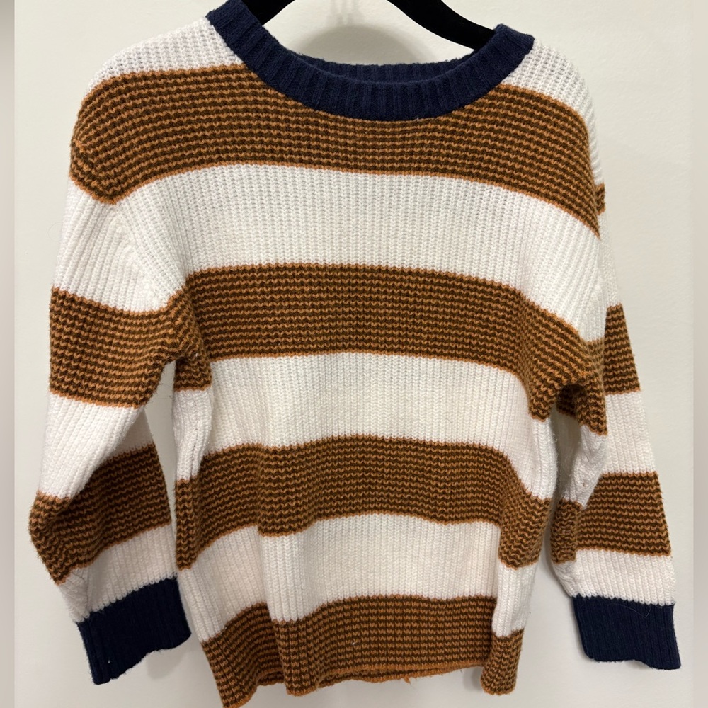 Cat & Jack Striped Crewneck Sweater